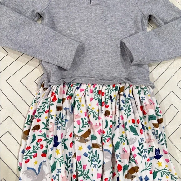 Mini Boden Multi Pattern Bunny Dress - Picture 10 of 13